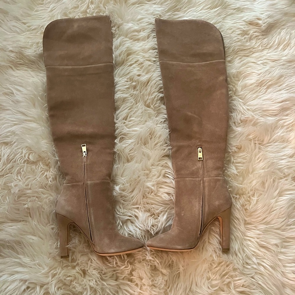 New suede leather boots